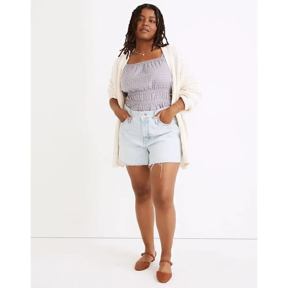 NWT Madewell Relaxed Denim Shorts in Essen Wash, Size 30